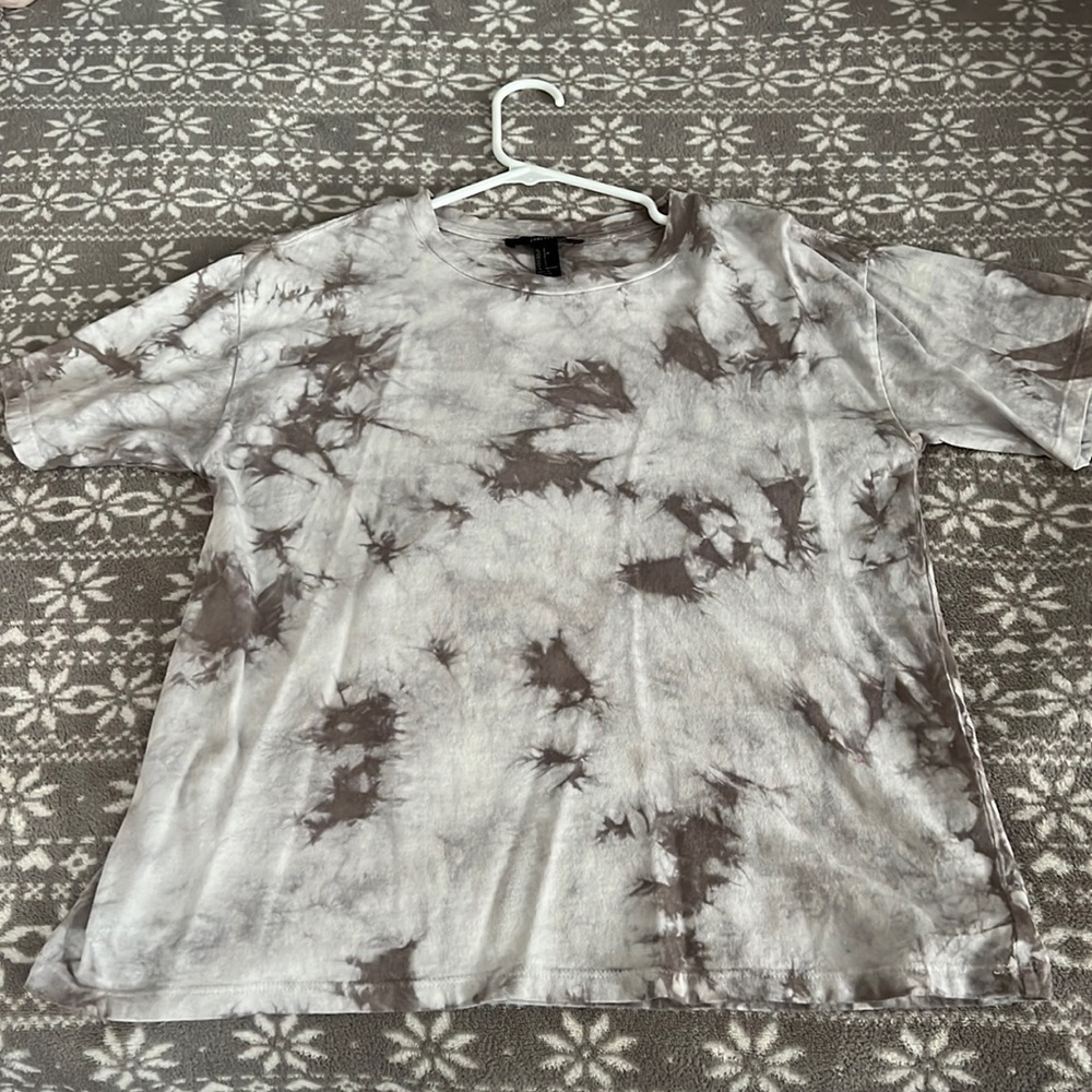 Bleach dyed tee